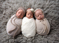 Pearson Triplets Newborn Session