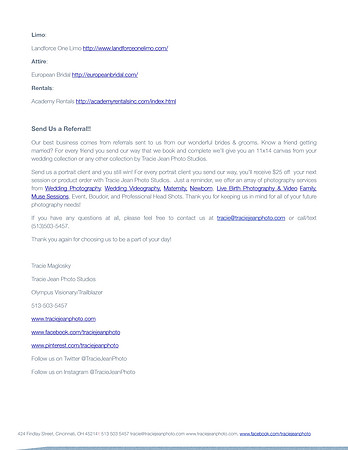 Welcome Letter Page 2