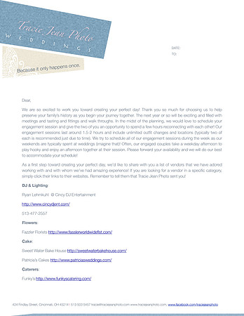 Welcome Letter Page 1