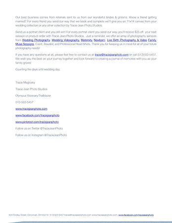 Day After Engagement Session Letter 2