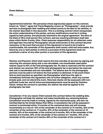 Contract Page 2